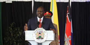 President William Ruto speaking after Cabinet Secretaries Swearing in ceremony on Thursday October 27, 2022.