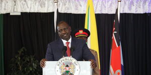 President William Ruto speaking after Cabinet Secretaries Swearing in ceremony on Thursday October 27, 2022.