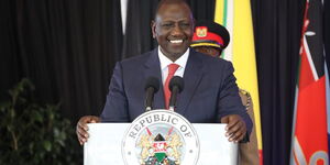 President William Ruto speaking after Cabinet Secretaries Swearing in ceremony on Thursday October 27, 2022.