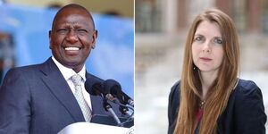 William Ruto and Jane Marriott