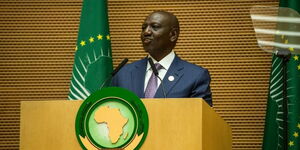 Ruto Addressing AU 