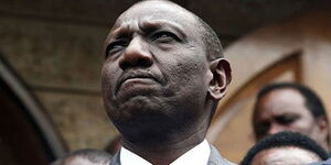 Deputy President William Ruto at Lee Funeral Home in Nairobi on July 29, 2019.