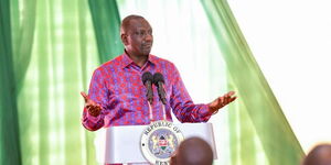 President William Ruto speaking during a Cabinet retreat on Saturday January 7, 2022