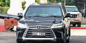 Lexus LX 570 owned by President William Ruto at State House Nairobi on Monday September 12, 2022.