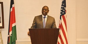 President Ruto addressing Kenyans in diaspora at Washington DC on December 15, 2022
