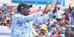 DP William Ruto at a boda boda event in Kiambu County on Friday, January 12, 2021.