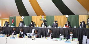 Supreme Court of Kenya during the hearing of the BBI Appeal case on Tuesday, November 9, 2021.