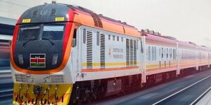 File Photo of Standard Gauge Railway Passenger Train