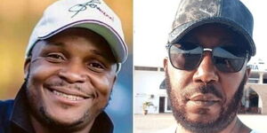 Media personalities Jalang'o and Andrew Kibe