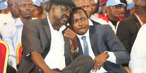 ODM Leader Raila Odinga With Wiper Leader Kalonzo Musyoka