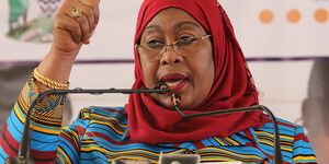 An undated image of Tanzanian President Samia Suluhu Hassan 