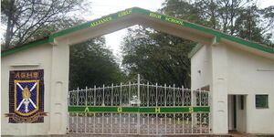 A file image of the gate at Alliance Girls High School