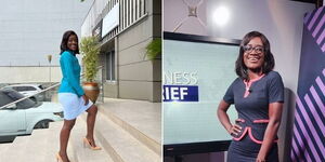 Side by side photos of Ghana One TV head of business Ondiro Oganga.
