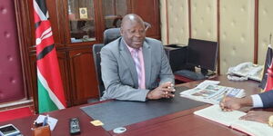 Social Protection PS Joseph Motari in his office on December 20, 2022