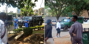 National Police Service heightened security in the country after the Kampala attacks on Tuesday morning, November 16, 2021.