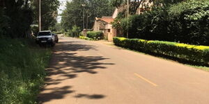 A street, Stream Drive, in Thome, Nairobi