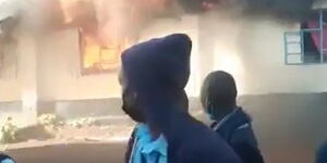 Fire razes down dormitory at Vihiga Boys on October 15, 2021