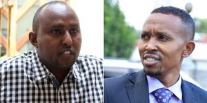 Suna East MP Junet Mohammed (right) and his Nyali counterpart Mohammed Ali