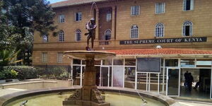 File photo of Supreme Court of Kenya facade in Nairobi