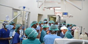 Surgeons at Kenyatta National Hospital