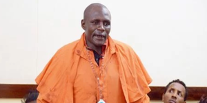 David Onyango Owino before Magistrate Heston Nyaga in a Makadara Court on March 3, 2020