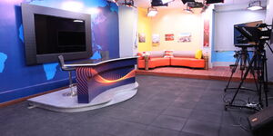 A photo of the Newly opened TV47 studio on October 11 