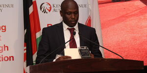 KRA Commissioner for Intelligence and Strategic Operations Terra Saidimu.