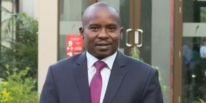 Tharaka Nithi Senator Kithure Kindiki addresses a press confrence on Monday, May 16, 2022..jpg
