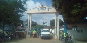 The Kitui County Referral Hospital.