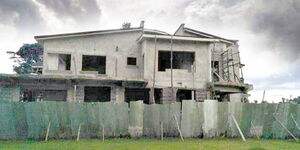 The Lamu County Government Headquarters under construction in Mokowe