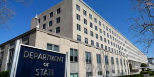 The US Department of State building in Washington DC.