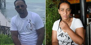 The abducted Ethiopian businessman Samson Tekklemichael (left) and his wife Milen Megzebo.