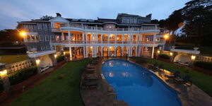 The late James Kanyotu's palatial home located in Tigoni, Kiambu county.