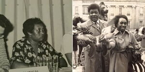 The late Rita Sinon (left) and her husband Guy Sinon.