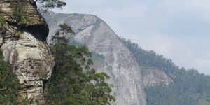 The peak of Yale, second highest of the Taita Hills.