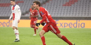 Bayern Munich player Thomas Müller during a previous match.
