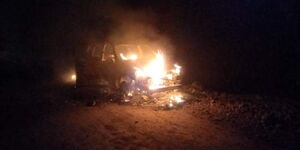 Tigania MP's Josphat Kabeabea's car set ablaze