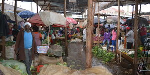Traders at Kiambu Market