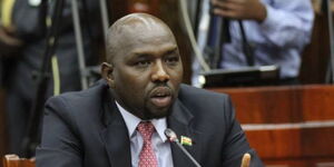 Transport Cabinet Secretary Kipchumba Murkomen during his vetting on Wednesday, October 19, 2022.