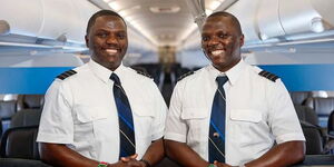 Twin pilots Alex and Alan who work for Alaska Airlines.jpg
