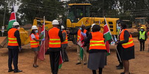 UNON Director General Zainab Hawa Bangura and Kenya’s Foreign Affairs Cabinet Secretary Raychelle Omamo commissioned the construction of the facility. July 20, 2020.