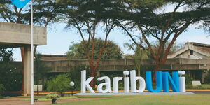 An image of the UN office in Nairobi.