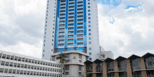 Stock image of University of Nairobi Towers.