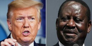 US President Donald Trump (Trump) and former Prime Minister Raila Odinga