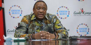 President Uhuru Kenyatta speaking during the launch of a new youth programme, Generation Unlimited Kenya, on Thursday, August 4, 2020