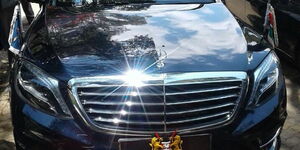 President Uhuru Kenyatta's Mercedes-Maybach S600 Pullman Guard.