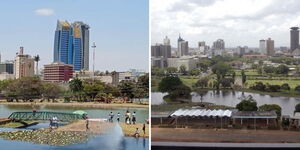 File photo of Uhuru Park in Nairobi uncdergoing renovations