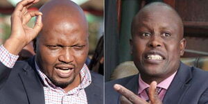 Gatundu South MP Moses Kuria (Left) and Kieni MP Kanini Kega (right)