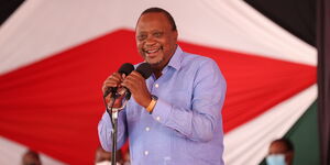 Former President Uhuru Kenyatta addressed over 600 youth leaders from the Mount Kenya region at Sagana State Lodge on Sunday, January 31, 2021.