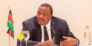 Former President Uhuru Kenyatta during previous talks